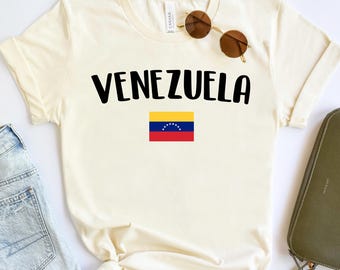 Venezuela T-Shirt, Venezuelan Flag Graphic Shirt