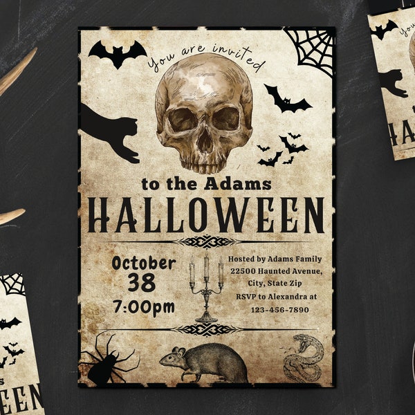 Adult Halloween Card - Etsy