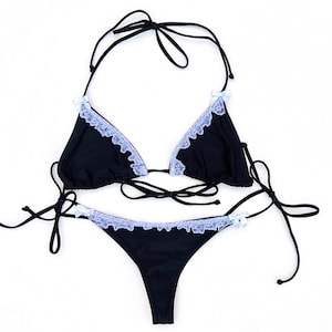 Lace Trim Bikini 