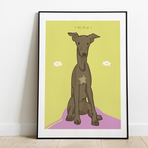 Personalized dog portrait, Memorial Pet Loss Gift, Personalized portrait, Cartoon art, Cartoon Portrait, Pet Pop Art, dog portrait