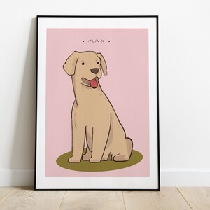 Retrato personalizado minimalista de mascotas, regalo conmemorativo de pérdida de mascotas, retrato personalizado, arte de dibujos animados, retrato de dibujos animados, arte pop de mascotas, retrato de perro