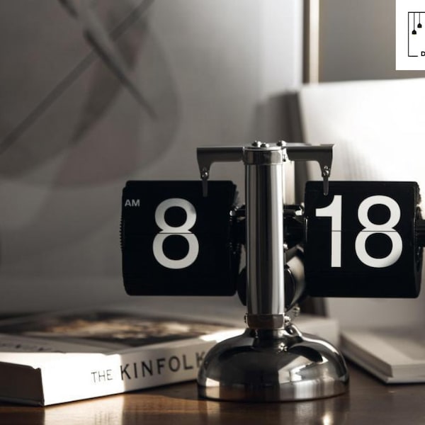 Automatic Flip Clock Etsy