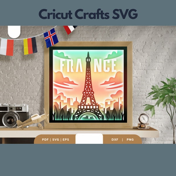 Eiffel Tower 3D Shadow Box SVG, 3D Paper Cut Shadow Box Template, SVG Digital Download Files, Shadow Box SVG, Cricut Svg Files Eiffel Tower 3D Shadow Box SVG, 3D Paper Cut Shadow Box Template, SVG Digital Download Files, Shadow Box SVG, Cricut Svg Files