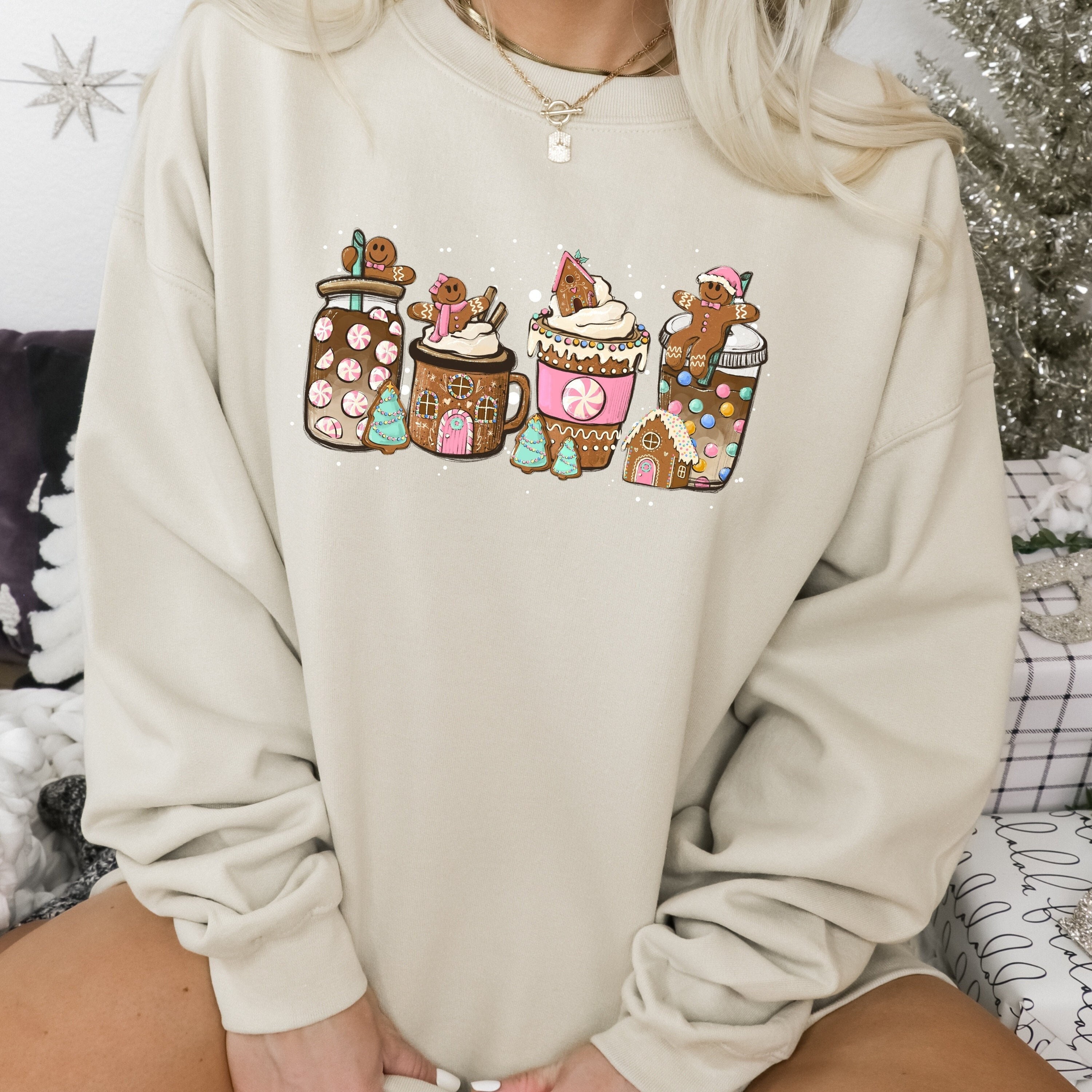 Cute graphic cheap sweaters
