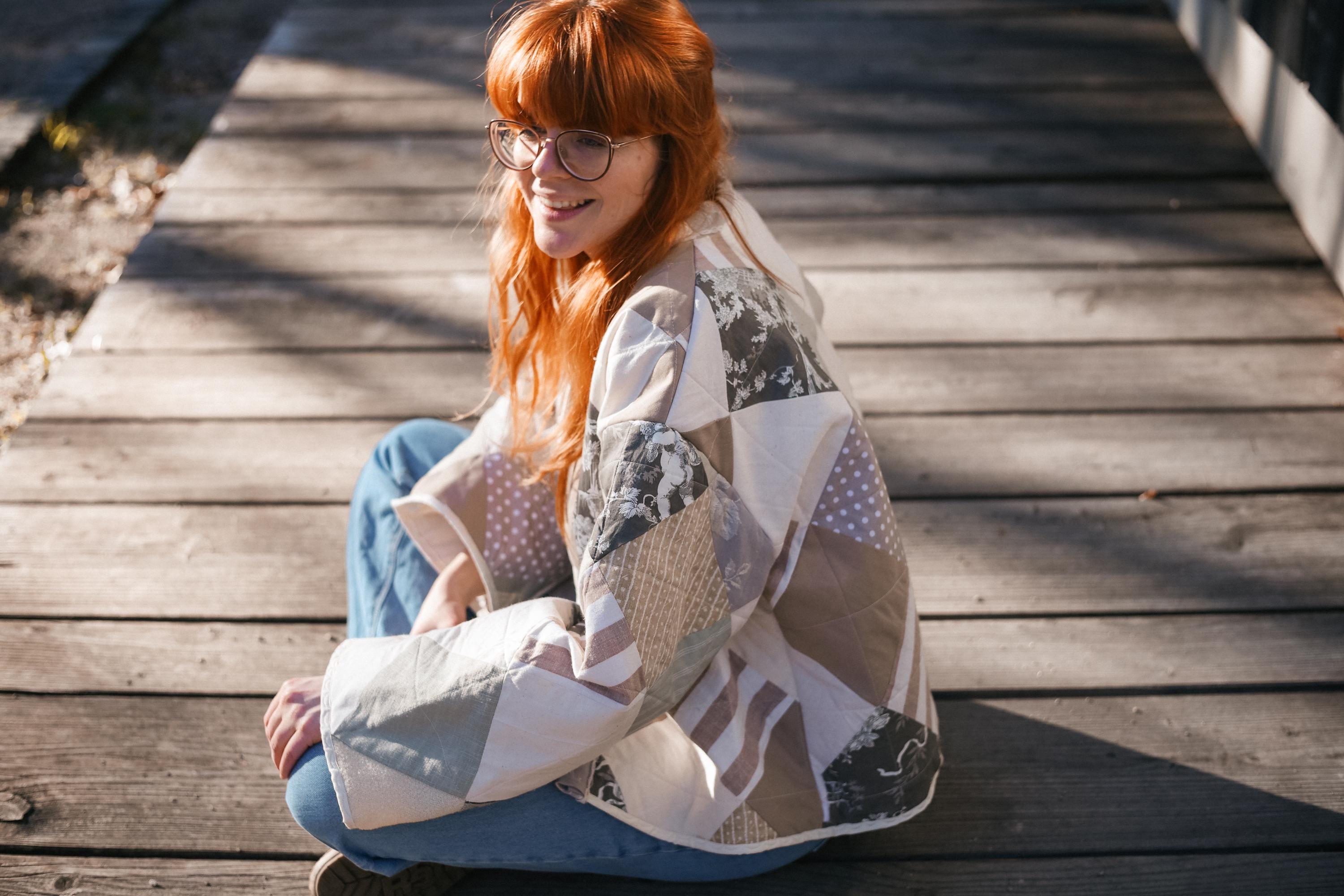 【CODEGRAPHY】[Unisex]Quilting warm-up jacket cardigan Gilet-Gemina-beige-16-