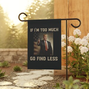 Pro Trump Yard Sign, Patriotic Garden Flag, Political Flag, Gift For Mom, Gift for Dad, America First Yard Flag, Repubican Home Garden Sign