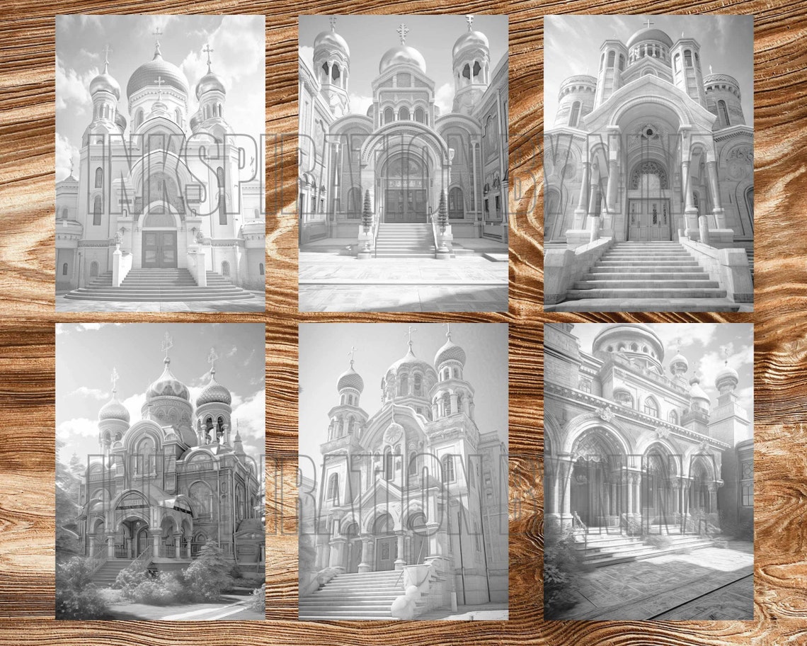 Orthodox Church Coloring Pages, 16 Premium Coloring Sheets, Adult ...