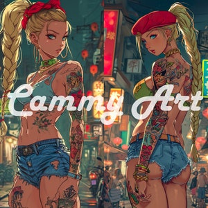 Cammy Streetfighter Art  *INSTANT DOWNLOAD*