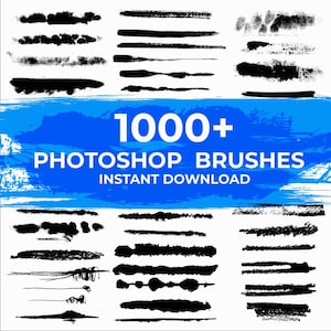1000+ Photoshop Brushes For Graphic Designers | Adobe Photoshop PREMIUM Package | INSTANT DOWNLOAD