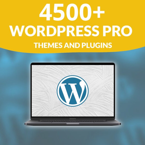 4500+ WordPress MEGA Paket Professionelle Themes und Plugins für das Design und die Funktionalität Ihrer Website