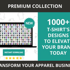 PREMIUM Package: 1000+ T-shirt's Designs Collection