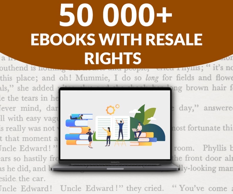 50,000 Ebooks Bundle With Reseller Rights HUGE Ebook Collection Etsy