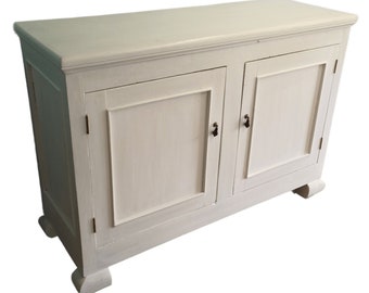 Credenza Dispensa Credenza Design Provenzale Shabby Chic Vintage Indust Bianco Avorio