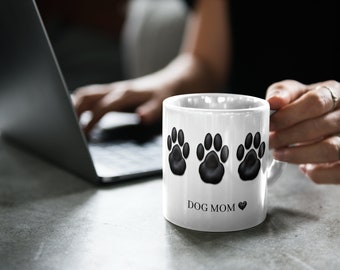 Hundemama Becher, die beste Hundemama Becher, Hundebecher, Hundemama Geschenkbecher, Keramiktasse, niedliche Tasse, Geschenk für sie, Haustierbesitzer Becher