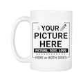 Personalized Mug: Custom Text, Picture, Logo, Design (11oz)