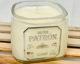 Patron Tequila bottle candle