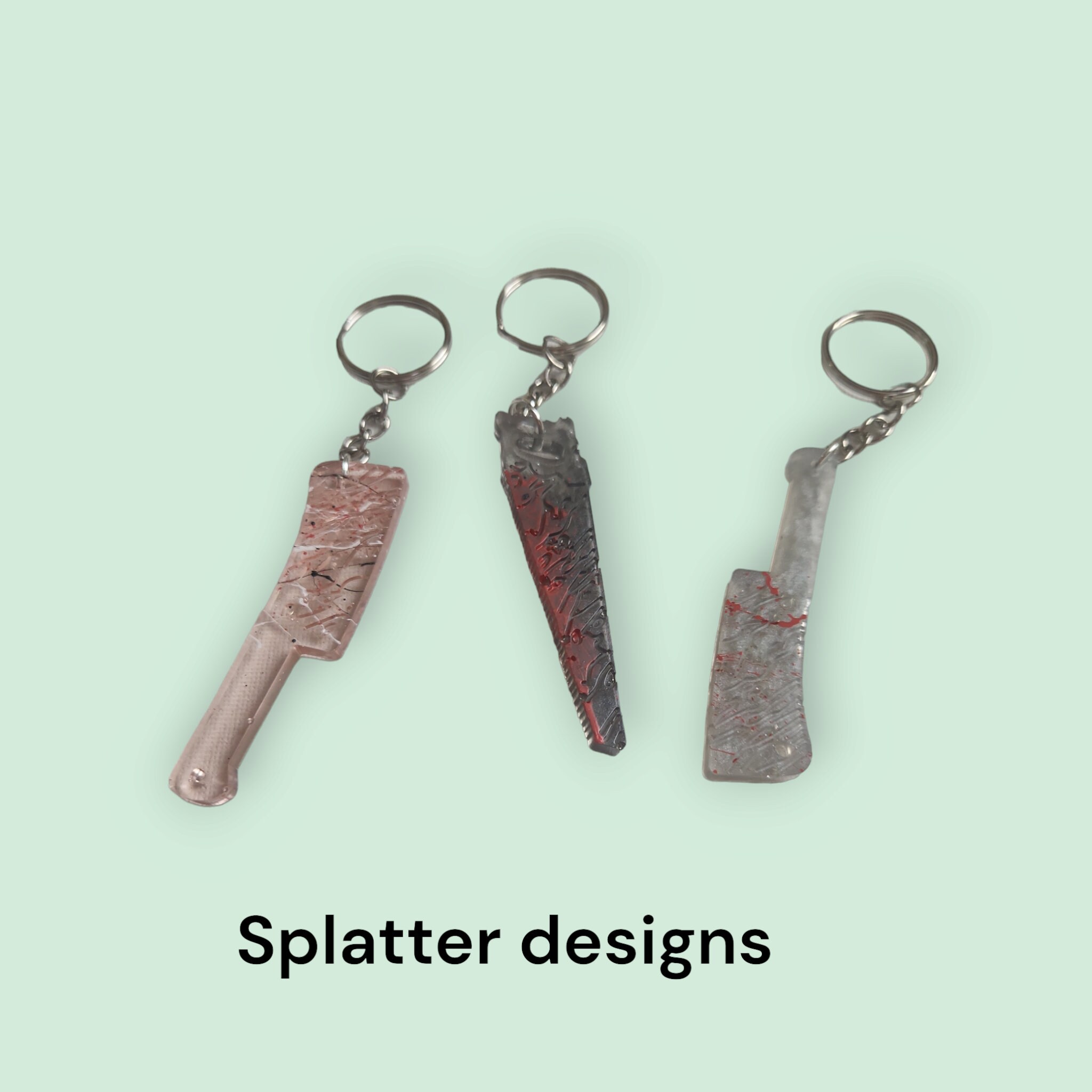 Various Tool Shaped Horror Keychains | for Keys, Backpacks, Bags, and ...
