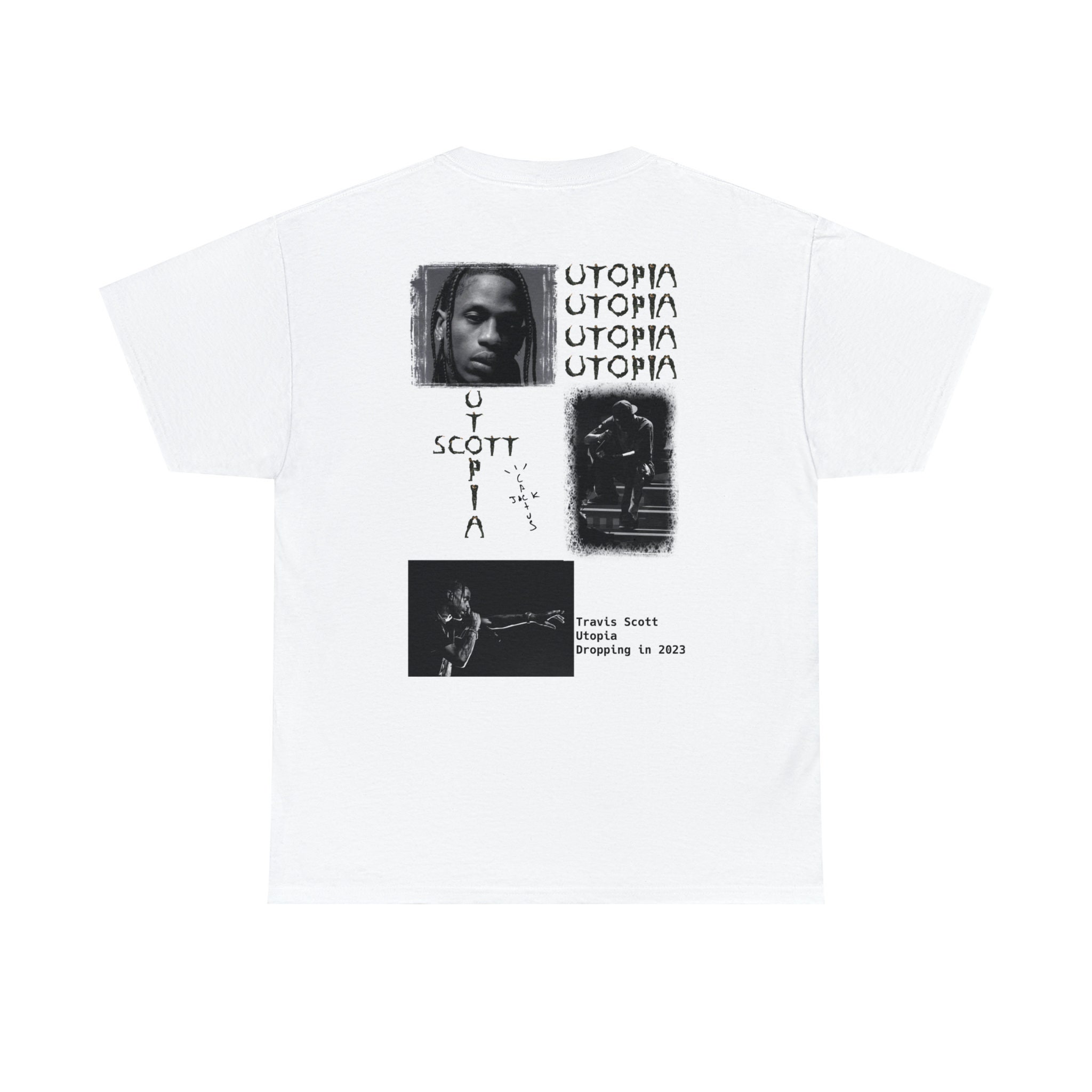 Travis Scott Utopia Merch Tshirt / Premium Inverted Design Etsy