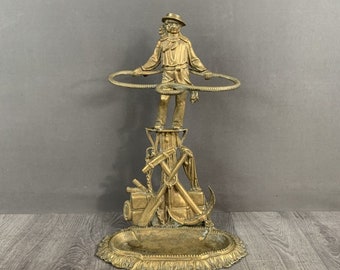 Vintage Bronze Umbrella Stand