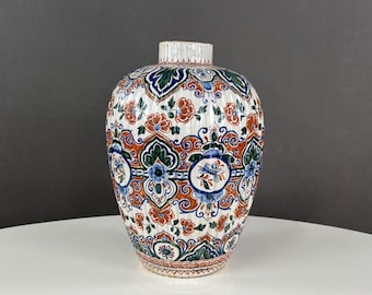 Vintage Hand-Painted Ceramic Vase
