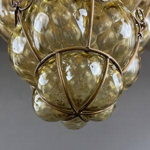 Lanterne ancienne en verre de Murano image 6