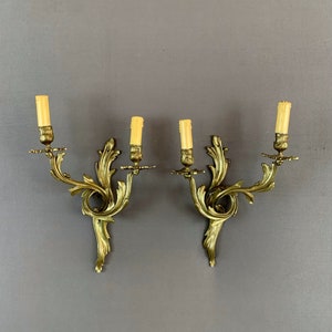 Vintage bronze sconces