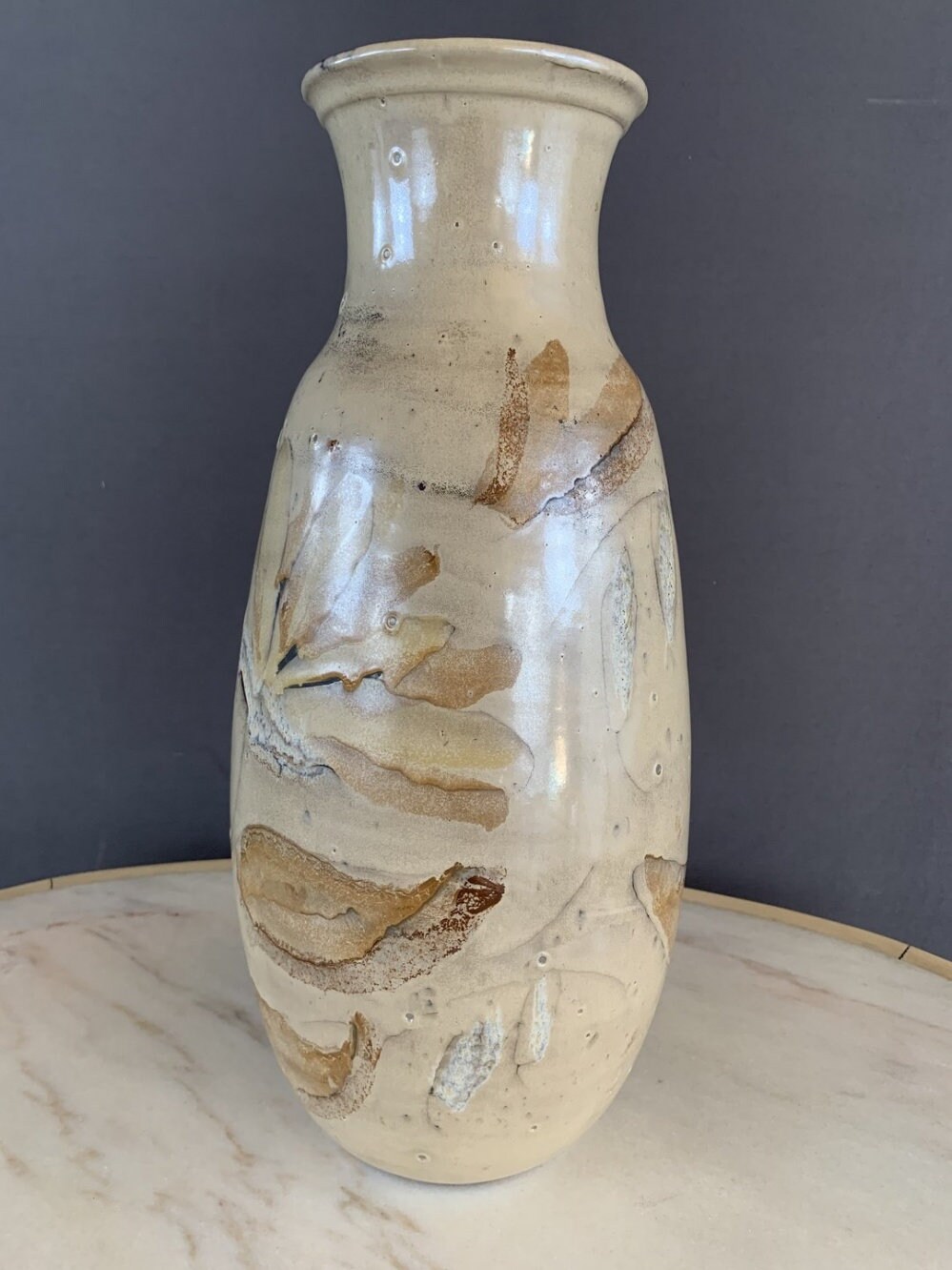 フランス　VALLAURIS ヴァロリス　花瓶　アンティーク フランス VALLAURIS ヴァロリス 花瓶 アンティーク - メルカリ