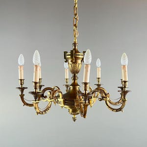 Vintage bronze chandelier