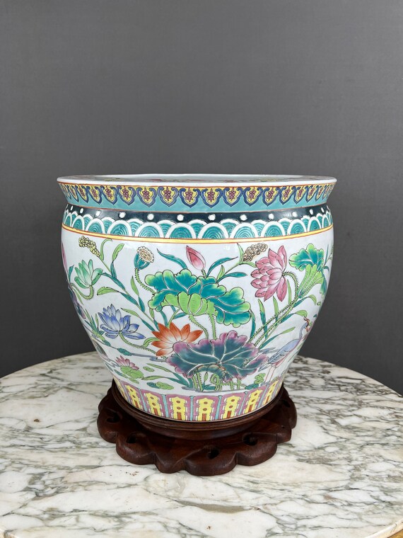 アジアンテイスト　プランター プランター ウォーターヒヤシンス 鉢 インテリア アジアン 観葉