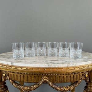 Juego de vasos vintage Val Saint Lambert