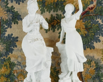 Pair of Biscuit Sculptures, Signed G. Lévy (1820-1899)
