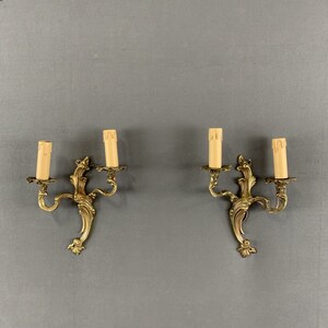 Vintage bronze sconces