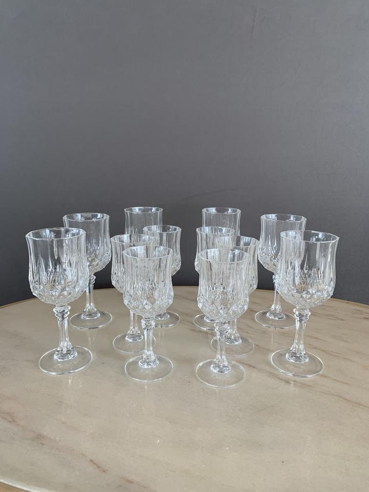 Elegant Vintage Crystal Glasses