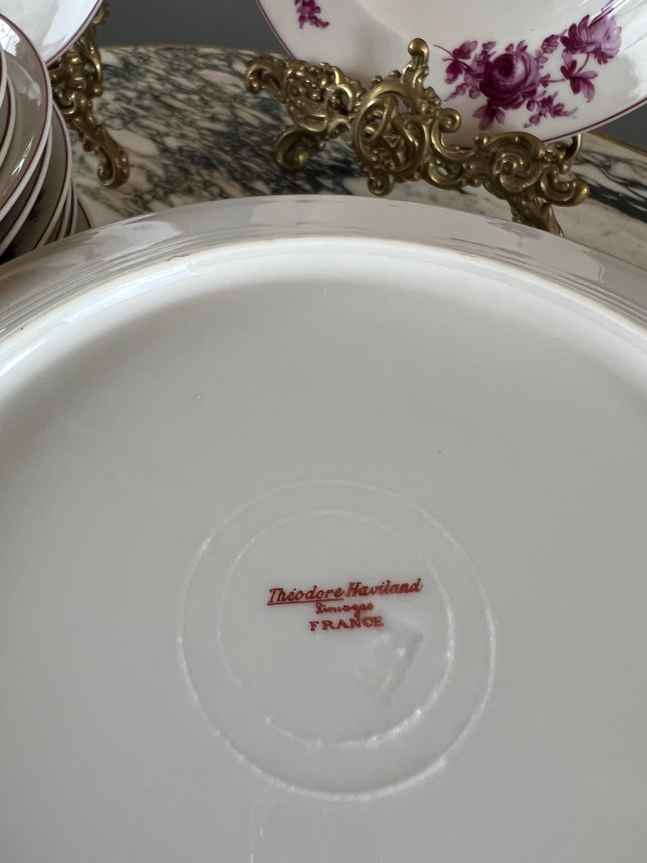 セオドアアビランド　リモージュ 4枚セット セオドアアビランド リモージュ 4枚セット