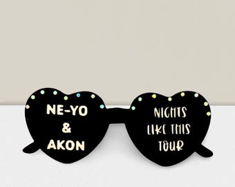 NE-YO en AKON: concertbrillen op maat