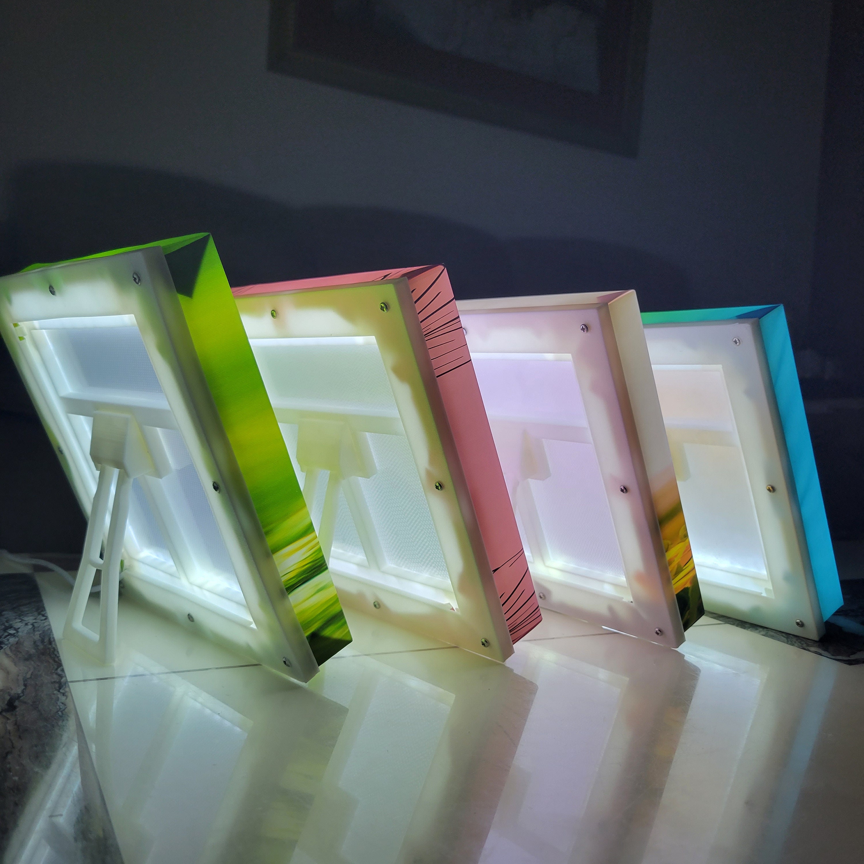 Korean Bible Verse Mood Lighting Made With Floral Decoration Canvas ...