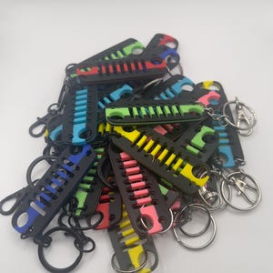 Jeep Grill Keychain, Show Support for Law Enforcement, Firefighters, Tow Truck Drivers, Jeep Lovers