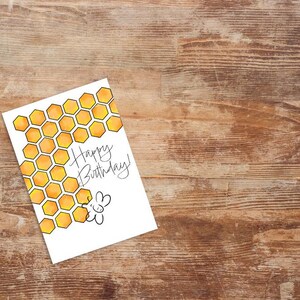 Geburtstagskarte, Aquarell, Grußkarte, Geschenk, Herzen, für dich, Geburtstag, Aufmerksamkeit, Geldgeschenk, Bienen, Happy Birthday