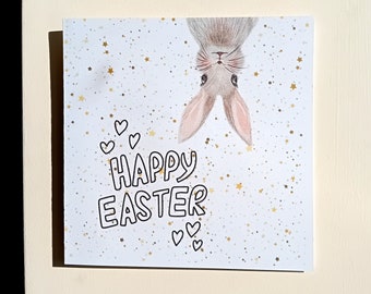 Easter card | Happy Easter | Easter | Happy Easter card | Easter Bunny | Easter Rabbit | Cute Easter card | Easter Holidays | Blank card