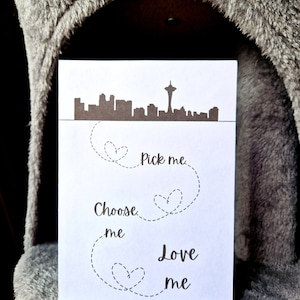 Grey's Anatomy-kaart | Meredith Gray-toespraak | Valentijnsdagkaart | Liefdeskaart | Grey's Anatomy-fan | kies mij, kies mij, hou van mij