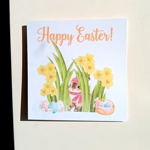 Carte de Pâques | Joyeuses Pâques | Pâques | Joyeuses Pâques | Lapin de Pâques | Lapin de Pâques | Vacances de Pâques | Carte vierge | Jolie carte de Pâques