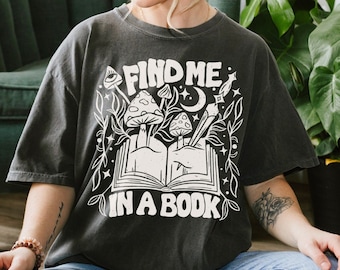 Comfort Colors Bookish T-Shirt, Bookish Merch, Bookworm Shirt, acotar, Reading Girl Shirt, Vintage Shirt, Retro Shirt, Book Merch