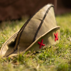 Handmade Leather Bycockett Robin Hood Peter Pan Hat