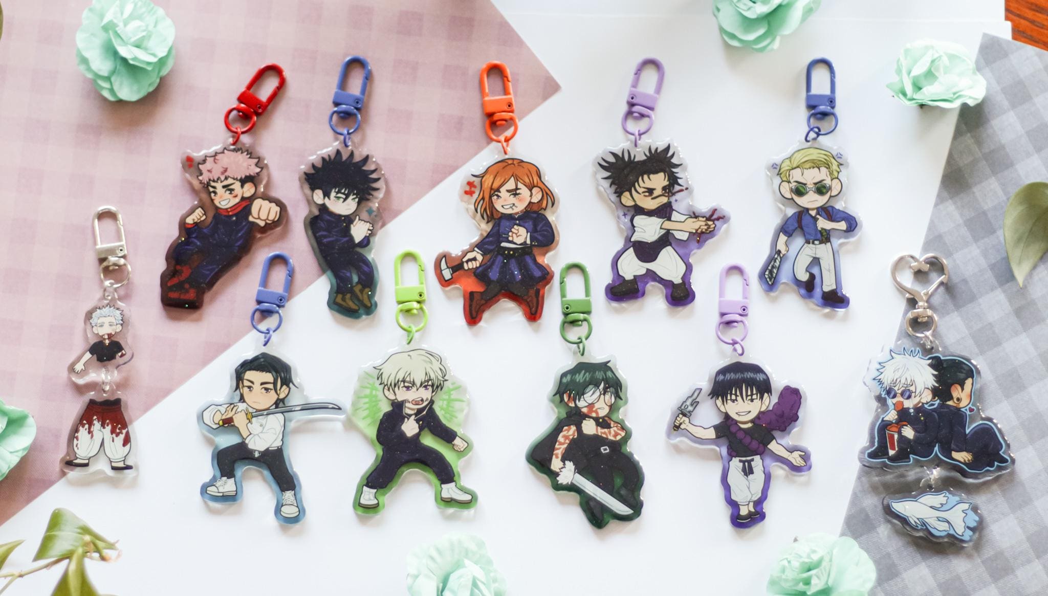 Jujutsu Kaisen 2.7” Acrylic Keychains - Etsy Israel