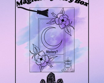 Magische MYSTERY Box / Verrassing / Set / Kaarsen / Kristallen / Wierook / Witchy