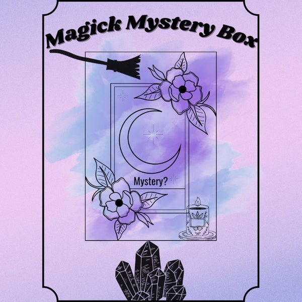 Magic MYSTERY Box / Überraschung / Set / Kerzen / Kristalle / Räuchern / Witchy