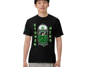 Stückgefärbtes, schweres Herren-T-Shirt