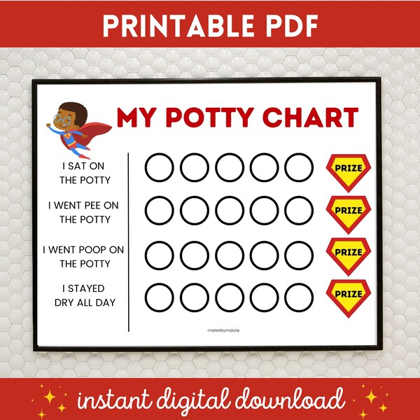 Superhero Potty - Etsy