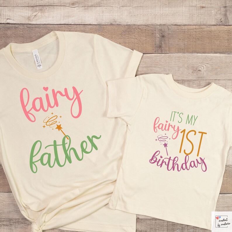 Fairy First Birthday Outfit Fairy One Personalized Birthday Shirts ...