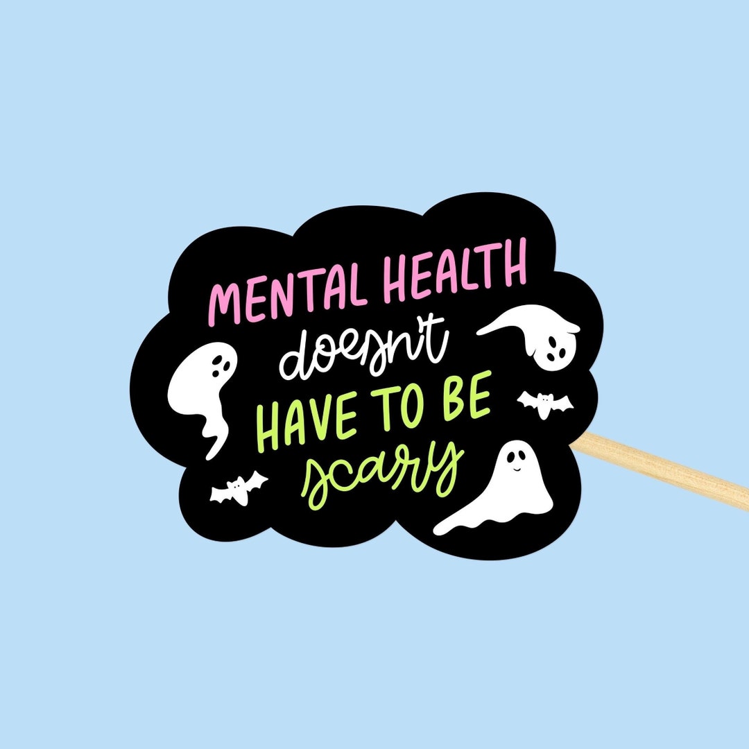 Mental Health Sticker // Dishwasher Safe Stickers, Cheer up Gift ...